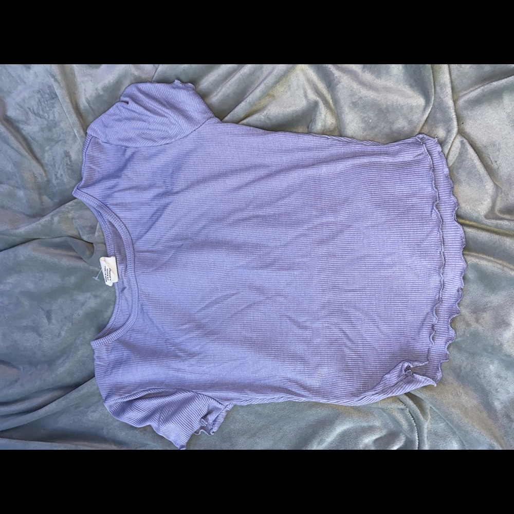 Purple crop top from Tillys size small
